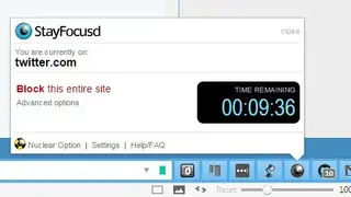 StayFocusd screenshot