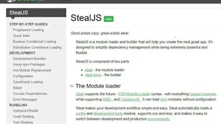Stealjs screenshot