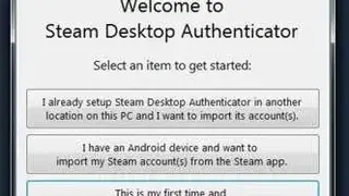 Steam Desktop Authenticator screenshot
