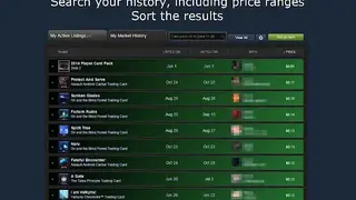 Steam Market History Plus screenshot