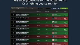 Steam Market History Plus screenshot