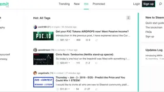 Steemit screenshot