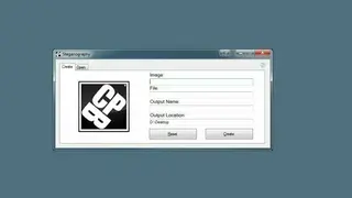 Steganography screenshot
