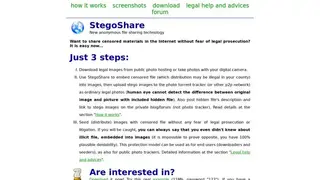 StegoShare screenshot