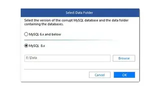 Stellar Phoenix MYSQL Database Repair screenshot