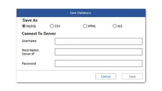 Stellar Phoenix MYSQL Database Repair screenshot