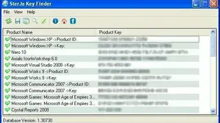 SterJo Key Finder screenshot