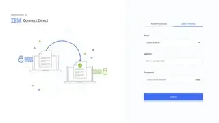 Sterling Commerce Connect:Direct screenshot