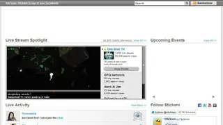 Stickam screenshot