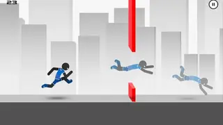 Stickman Runner Parkour screenshot