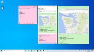 Sticky Notes screenshot