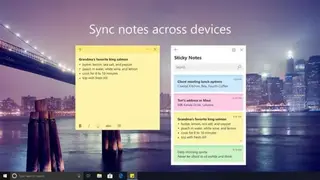 Sticky Notes screenshot