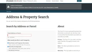 Stlouis Address & Property Search screenshot