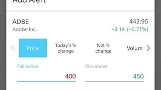 Stock Alerts Background screenshot