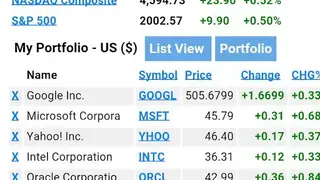 Stock Quote screenshot