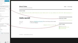 Stock Ticker screenshot