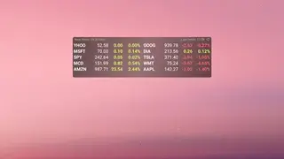 Stocks Tracker Widget (open-source) screenshot