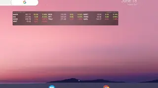 Stocks Tracker Widget (open-source) screenshot