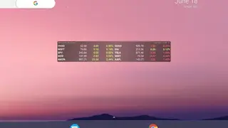 Stocks Tracker Widget (open-source) screenshot