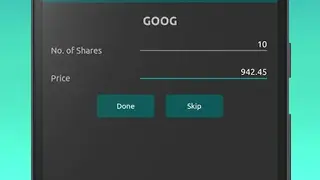Stocks Tracker Widget (open-source) screenshot