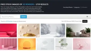 StockVault 3D Renders screenshot