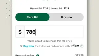 StockX screenshot