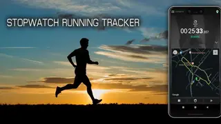 Stopwatch Run Tracker screenshot