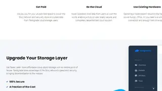 Storj screenshot