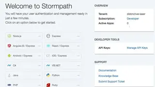 Stormpath screenshot