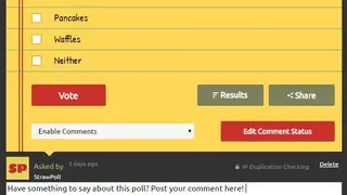 Straw Poll screenshot