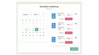 StrawPoll Schedule Meeting screenshot