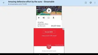 Streamable screenshot