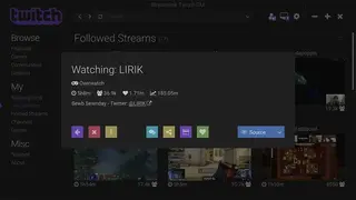 Streamlink screenshot