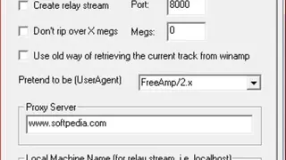 Streamripper screenshot