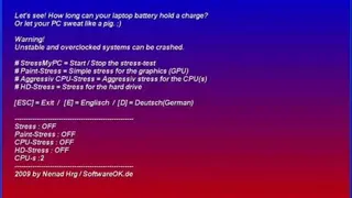 StressMyPC screenshot