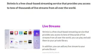 Strimio screenshot