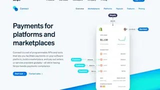 Stripe Connect screenshot