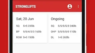 Stronglifts 5×5 screenshot