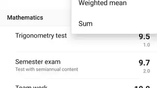 Student Calendar screenshot