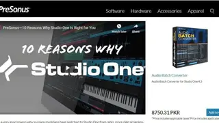 Studio one 4 screenshot