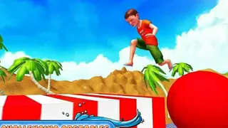 Stuntman Runner Water Park 3D screenshot