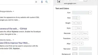 Stylebot screenshot