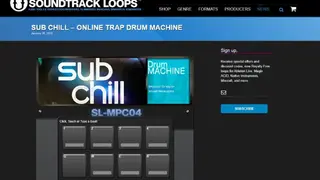 Sub Chill – Online Trap Drum Machine screenshot