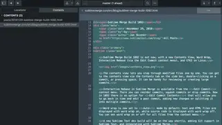 Sublime Merge screenshot