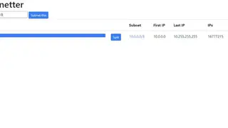 Subnetter screenshot