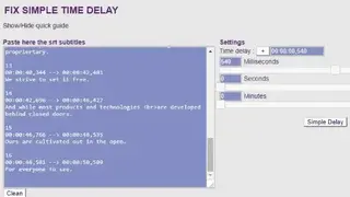 SubsEdit screenshot
