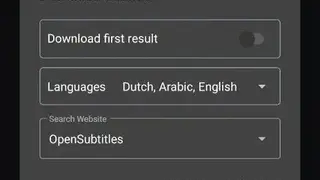 Subtitle Downloader screenshot