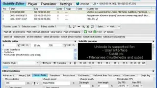 Subtitle Processor screenshot