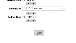 SubtitleSync screenshot