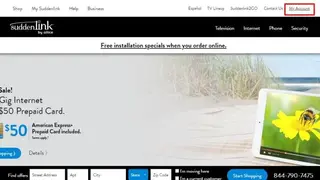 Suddenlink screenshot